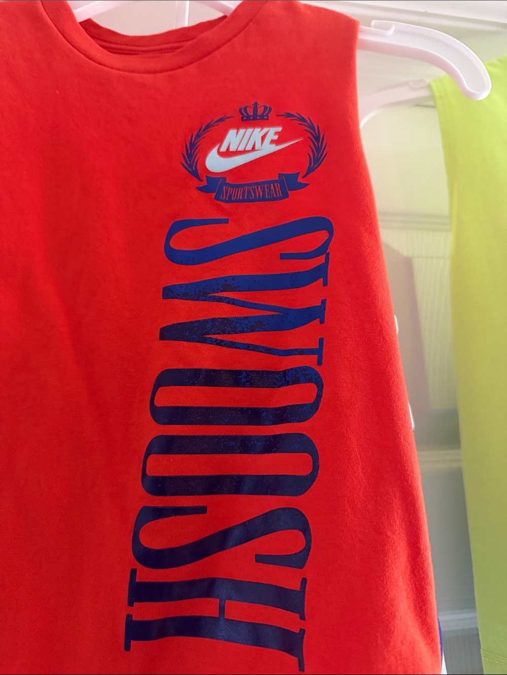 Nike Kids Bright Orange/Blue & Neon Yellow/Green Logo Tank Sets - Picture 2 of 5